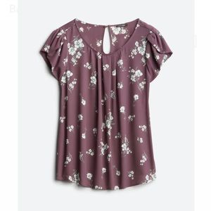 1x Papermoon Blouse with tulip sleeves